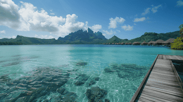 Bora Bora Beauty: Lagoon Luxury in French Polynesia
